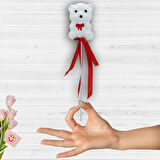 Ayıcık Çubuk, 22 x 4,5 x 3 cm Beyaz - 10 Adet