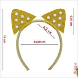 Kedi Kulaklı Taç - Altın