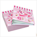 Bebek Fotoğraf Albümü 40 Resimlik Kutulu, My Baby - Pembe
