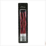 Spiral Krom MuM, 15 cm x 6 Adet - Kırmızı