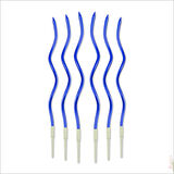 Spiral Krom MuM, 15 cm x 6 Adet - Mavi