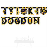 İnşaat Partisi İyiki Doğdun Yazı - 2 mt