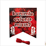 Benimle Evlenirmisin 12 Parça Flama - 2 mt