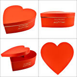 Kalp Kutu Orta Boy, 29 x 29 x 11 cm - Kırmızı