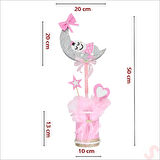 Ay Bebek Masa SüSü, 50cm x 20cm - Pembe