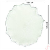 Epoksi Magnet, 6,50 cm - Gümüş - 1 Adet