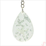 Epoksi Yıldızlı Anahtarlık, Gümüş - 10 Adet