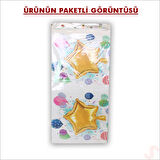 Kapaklı, Katlanır Demonte Karton Kutu, 30cm - Balon & Yeşil