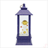 Uçuşan Simli,12,5cm x 5cm Led Işıklı Astronot Fener Küre - D