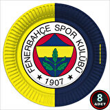 Fenerbahçe SK Karton Tabak - 23cm x 8 Adet