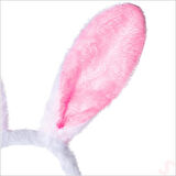 Tavşan Kulağı Pelüş Taç - Pembe