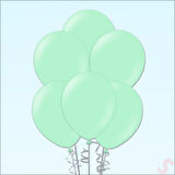 Açık Yeşil Pastel Balon, 30cm x 10 Adet