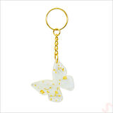 Epoksi Kelebek Anahtarlık, Altın - 1 Adet