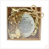 Kutulu ve SüSLü Altın Taşlı 6,50 cm Epoksi Magnet - 1 Adet