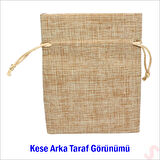 Natürel Jüt Kese, 12cm x 15cm - 12 Adet