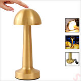 Şarjlı Dokunmatik Ayarlanabilir Renk Tonlu LED Masa Lambası - 22cm