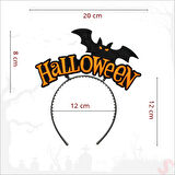 Halloween Yarasa Taç - Turuncu