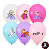 Frozen Balon, 30cm x 5 Adet