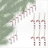 Yılbaşı Baston SüS, 7 cm x 6 Adet