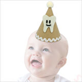 Diş Figürlü Kraft Karton Ponponlu Külah Şapka