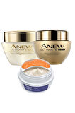 Avon Anew Ultimate Gece Gündüz Yüz Kremi  ve Lift İkili Göz Çevresi Bakım Paketi