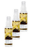 Avon Soft Vanilla Vanilya ve Sandal Ağacı Kokulu Vücut Spreyi 100 Ml. Üçlü Set