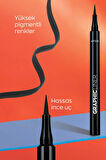 Avon Graphic Liner Keskin Uçlu Likit Eyeliner Charcoal