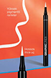 Avon Graphic Liner Keskin Uçlu Likit Eyeliner White Cloud