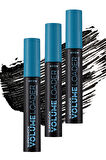 Avon Supershock Volume Loader Maskara 10 Ml. Blackest Black Üçlü Set