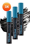 Avon Supershock Volume Loader Maskara 10 Ml. Blackest Black Üçlü Set