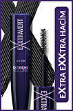 Avon Exxtravert Ekstra Hacim Veren Maskara 9 Ml. Blackest Black Üçlü Set