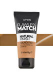 Avon Flawless Match Natural Likit Fondöten Spf20 30 Ml. Light Caramel 355G