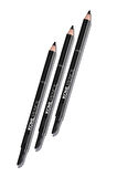 Avon Kohl Sünger Uçlu Suya Dayanıklı Göz Kalemi True Black Üçlü Set