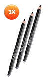 Avon Kohl Sünger Uçlu Suya Dayanıklı Göz Kalemi True Black Üçlü Set