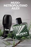 Avon Musk Metropolitano Erkek Parfüm Edt 75 Ml. Üçlü Set
