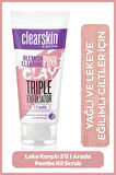 Avon Clearskin Leke Karşıtı 3'ü 1 Arada Pembe Kil Scrub 75 Ml. İkili Set