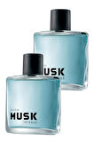 Avon Musk Intense Erkek Parfüm Edt 75 Ml. İkili Set