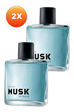 Avon Musk Intense Erkek Parfüm Edt 75 Ml. İkili Set