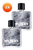 Avon Musk+ Mineralis Erkek Parfüm Edt 75 Ml. İkili Set