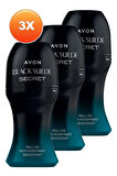 Avon Black Suede Secret Erkek Rollon 50 Ml. Üçlü Set
