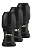 Avon Musk Instinct Erkek Rollon 50 Ml. Üçlü Set
