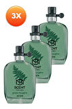 Avon Scent Green Fougere Erkek Parfüm Edt 30 Ml. Üçlü Set