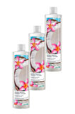 Avon Senses Aloha Monoi Tiare Çiçeği ve Hindistan Cevizi Kokulu Krem Duş Jeli 500 Ml. Üçlü Set