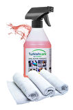 Genel Mutfak Temizleyici Sprey  ve 3’lü Ithal Mikrofiber Bez Temizlik Paketi