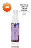 Senses Oriental Escape Portakal Çiçeği ve Paçuli Kokulu Vücut Spreyi 100ML Üçlü Set