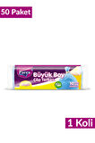 Güçlü Çöp Torbası Büyük Boy 10'lu 65 x 80 cm 50 Paket 1 Koli
