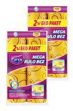 Mega Rulo Temizlik Bezi 2'li Eko Paket  İkili Set