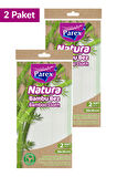 Natura Bambu Bez 2'li Paket 30 x 30 cm İkili Set