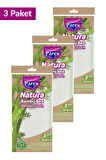 Natura Bambu Bez 2'li Paket 30 x 30 cm Üçlü Set