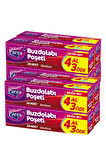 Buzdolabı Poşeti Büyük Boy 4 Al 3 Öde (4*20) 30 x 45 cm İkili Set